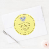 Honey Jar Label | Kornbloem | Naam begunstigde (Envelop)