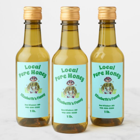 Honey Jar Label Wijn Etiket (Flessen)