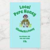 Honey Jar Label Wijn Etiket (Enkel label)