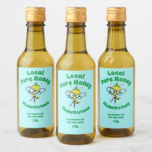 Honey Jar Label Wijn Etiket (Flessen)