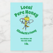 Honey Jar Label Wijn Etiket (Enkel label)