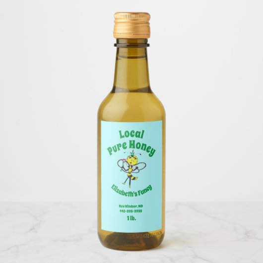 Honey Jar Label Wijn Etiket (Voorkant)
