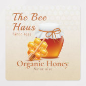 Honey Jar Labels (Design 2)