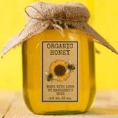 Honey Jar Labels Honeybee Honeycomb Bee Apiary