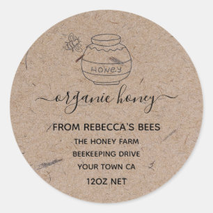 Honey Jar Labels   Honingbijen Apiary