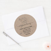 Honey Jar Labels | Honingbijen Apiary (Envelop)