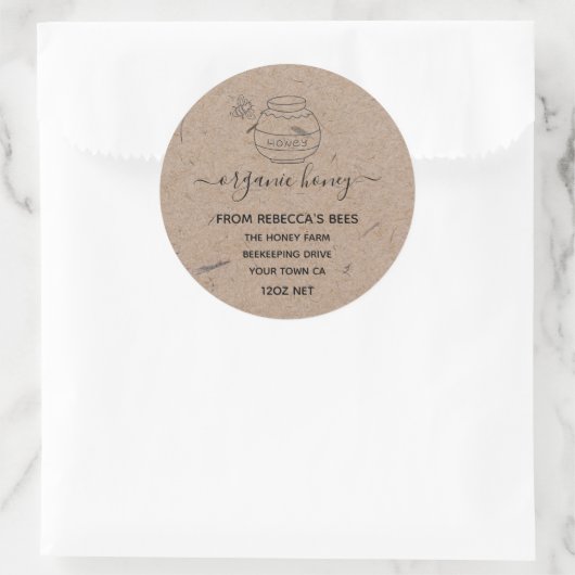 Honey Jar Labels | Honingbijen Apiary (Tas)