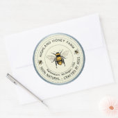 Honey Jar Labels, mama om bij te zijn, honing verz Ronde Sticker (Envelop)