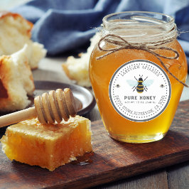 Honey Jar Labels | Pure Honing Custom Level