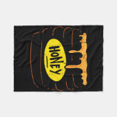 Honey Jar Pot Kostuum Fun Sweet Halloween Mannen V Fleece Deken (Voorkant (Horizontaal))