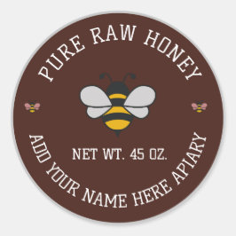 Honey Jar Stickers | Bee & Honeycomb Apiary Labels