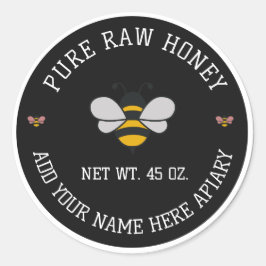 Honey Jar Stickers | Bee & Honeycomb Apiary Labels