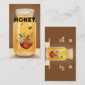 Honey Jar Visitekaartje (Voorkant / Achterkant)