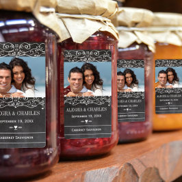 Honey Jelly Jar Labels Foto Trouwpot Dank je wel