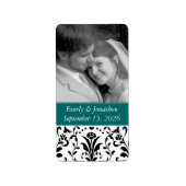 Honey Jelly Jar Labels Trouwfoto Labels (Voorkant)