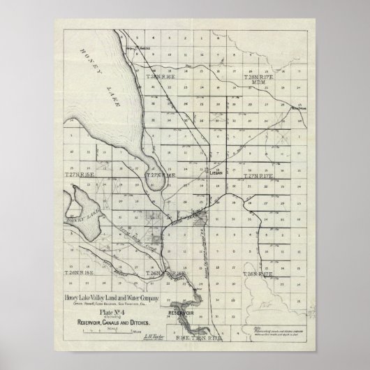 Honey Lake Valley Poster (Voorkant)