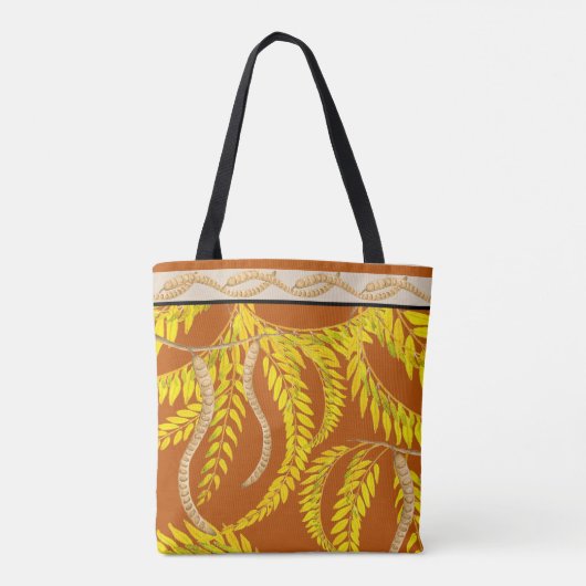 Honey Locust op een All-Over-Print Tas (Achterkant)