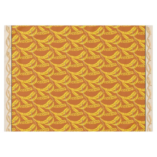 Honey Locust op een Tablecloth Tafelkleed (Voorkant (Horizontaal))