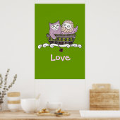 Honey Love Art Poster (Keuken)