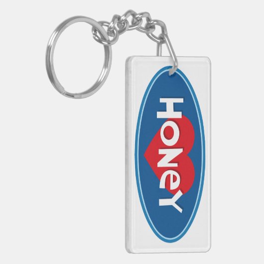 Honey Lover Sleutelhanger (Voorkant Links)
