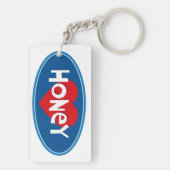 Honey Lover Sleutelhanger (achterkant)