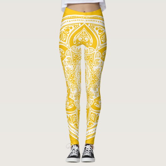 Honey Mandala Leggings (Voorkant)