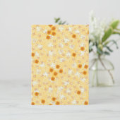 Honey Marigold Wedding Set Kaart (Staand voorkant)