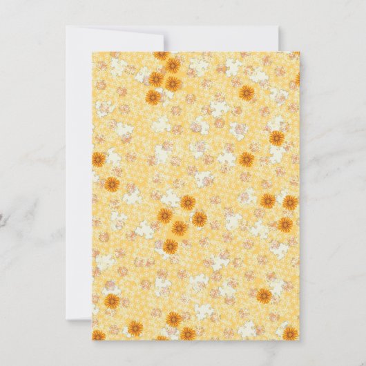 Honey Marigold Wedding Set Kaart (Voorkant)
