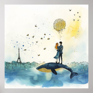 Honey-Moon in Parijs Poster