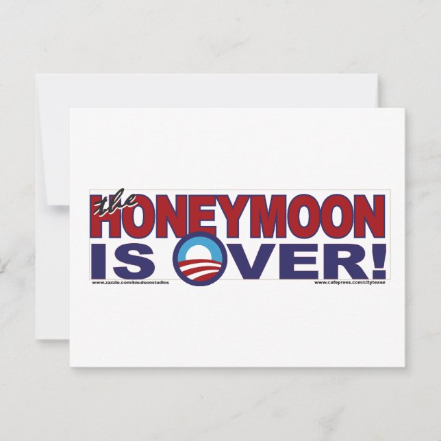 HONEY-MOON-IS-OVER (Voorkant)