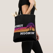 Honey Moonin Beach Honeymoon Vacation Mannen Women Tote Bag (Dichtbij)
