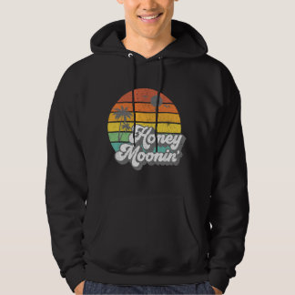 Honey Moonin Beach Honeymoon Vakantie Mannen Vrouw Hoodie