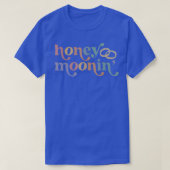 Honey Moonin Fun Honeymoon Bride en Groom Ring Lo T-shirt (Design voorkant)