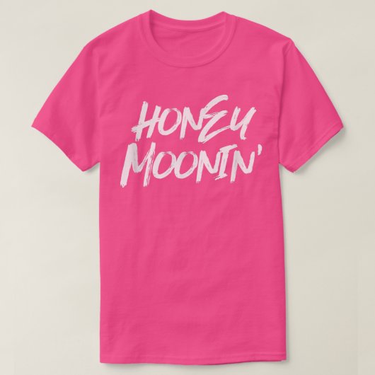 Honey MooninCouples Matching Cool Honeymoon Vacati T-shirt (Design voorkant)