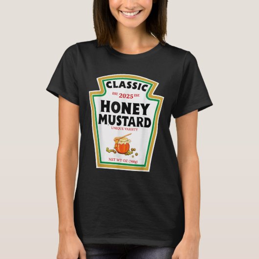 Honey Mustard Diy Halloween Costume Matching Group T-shirt (Voorkant)