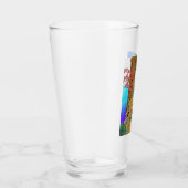 "Honey" Natuur herwonnen gitaar artwork Glas (Rechts)