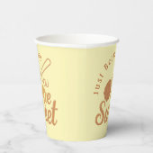 Honey Party Favor With Rustic Charm Papieren Bekers (Rechts)