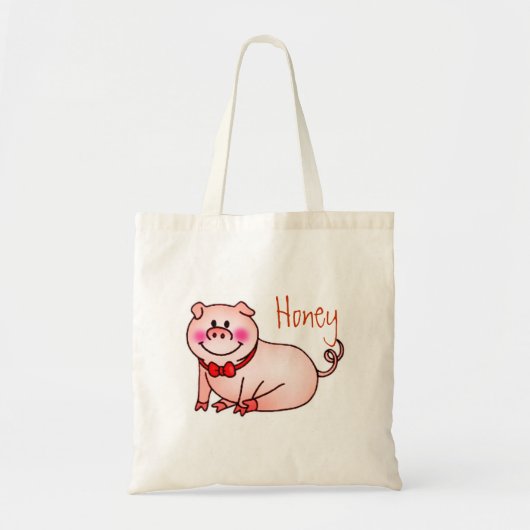 Honey Pig Bag Tote Bag (Voorkant)