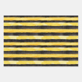 Honey Pine Cones Christmas Inpakpapier Vel (Voorkant 3)