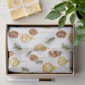 Honey Pine Cones Kerstmis Tissuepapier (Geschenk)