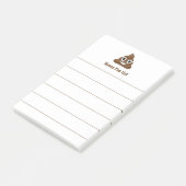 Honey Poo Lijst Grappige Poo Emoji Post-it® Notes (Schuin)