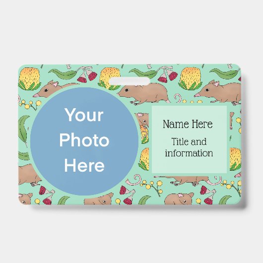 Honey Possum Badge (Voorzijde)