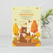 Honey Pot Baby shower Kaart (Staand voorkant)