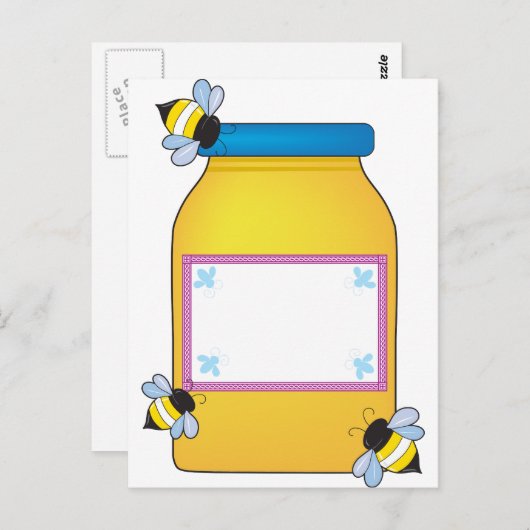 Honey Pot Briefkaart (Voorkant / Achterkant)