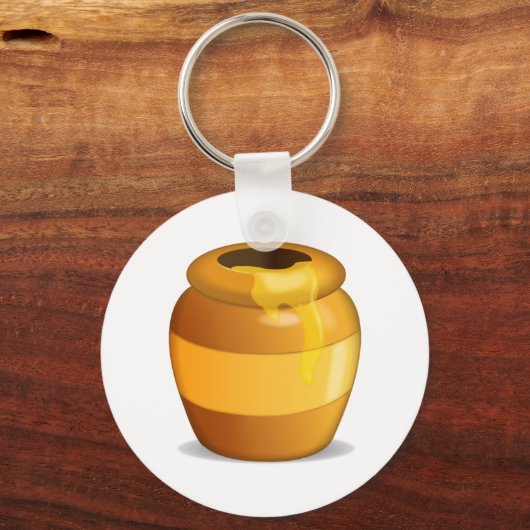 Honey Pot - Emoji Sleutelhanger (Voorkant)