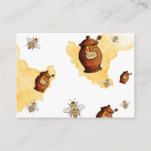  Honey Pot Honey Baby shower Breng een boek Informatiekaartje (Achterkant)