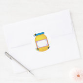 Honey Pot Ronde Sticker (Envelop)