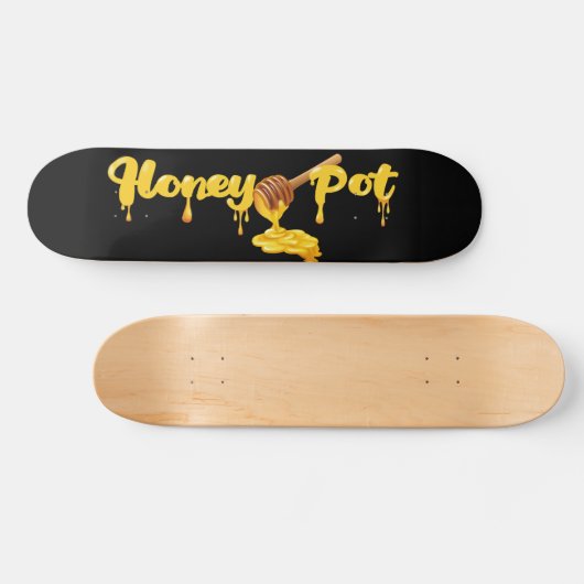 Honey Pot Wall Art Schaats Deck Persoonlijk Skateboard (Horizontaal)