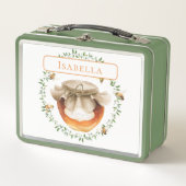 Honey Pot Waterverf Floral gepersonaliseerd (Voorkant)