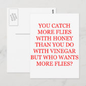HONEY PROverb Briefkaart (Voorkant / Achterkant)